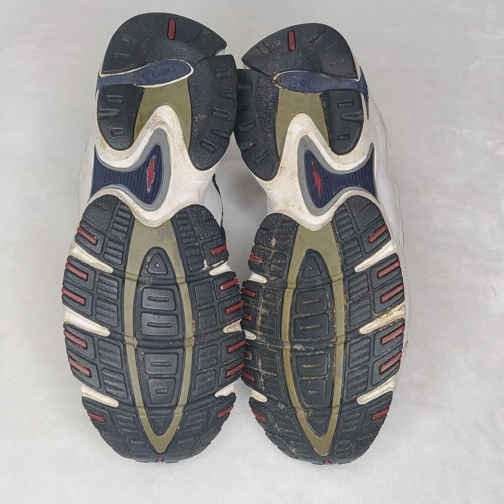 Avia Mens Size 8  White & Navy Blue Athletic Sneakers 249MWDR - Picture 8 of 8